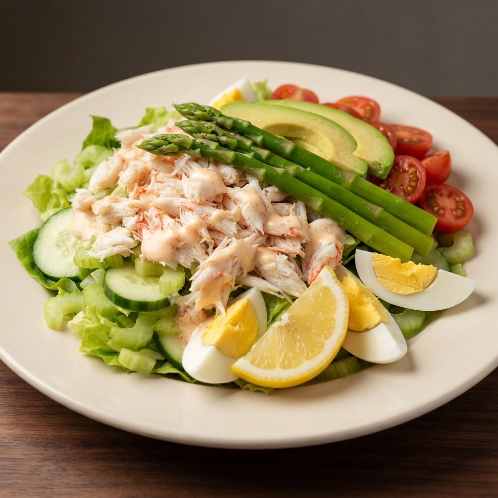 Classic Crab Louie Salad with Dungeness Crab