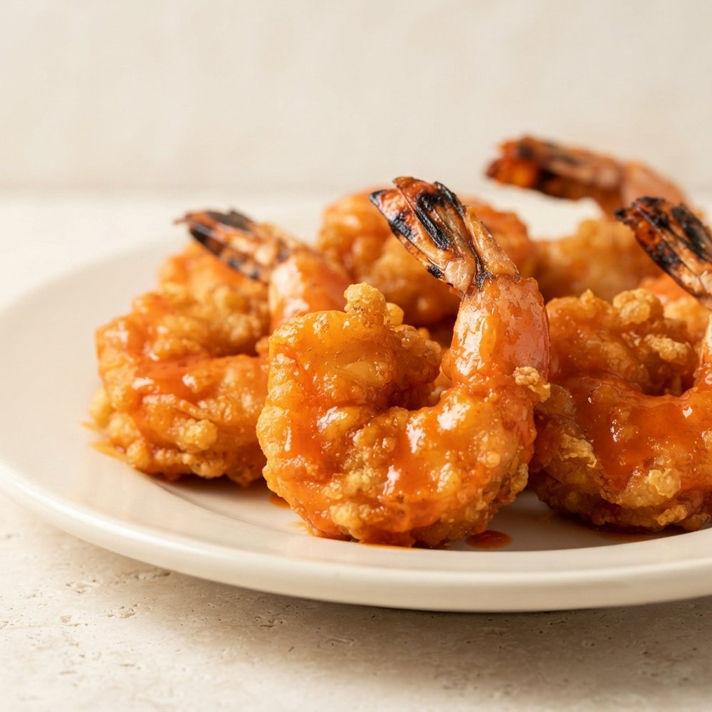 Ed's Game-Day Buffalo Fried Shrimp
