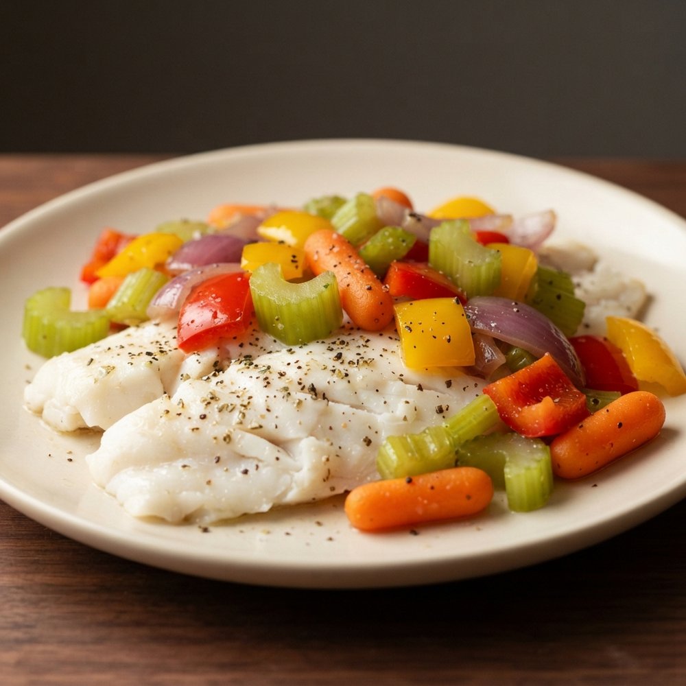 Vegetable Steamed Tilapia