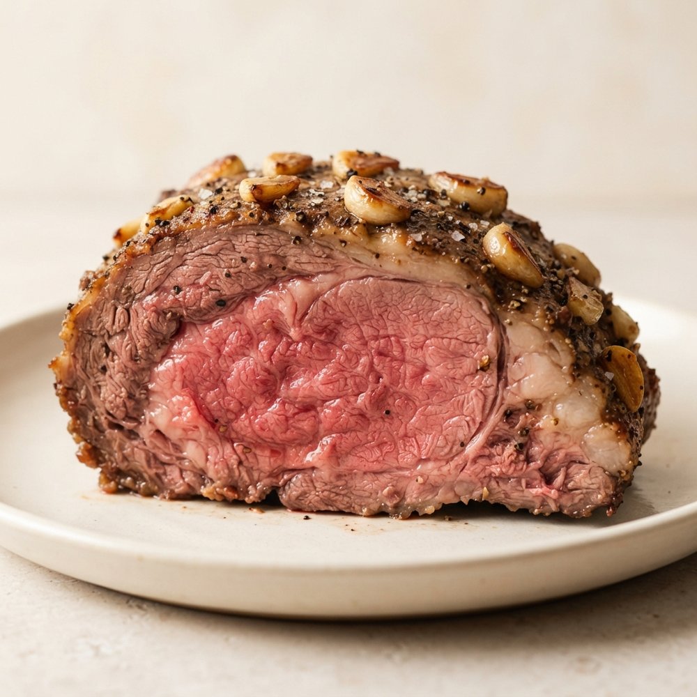 Garlic-Dijon Crusted Prime Rib Roast