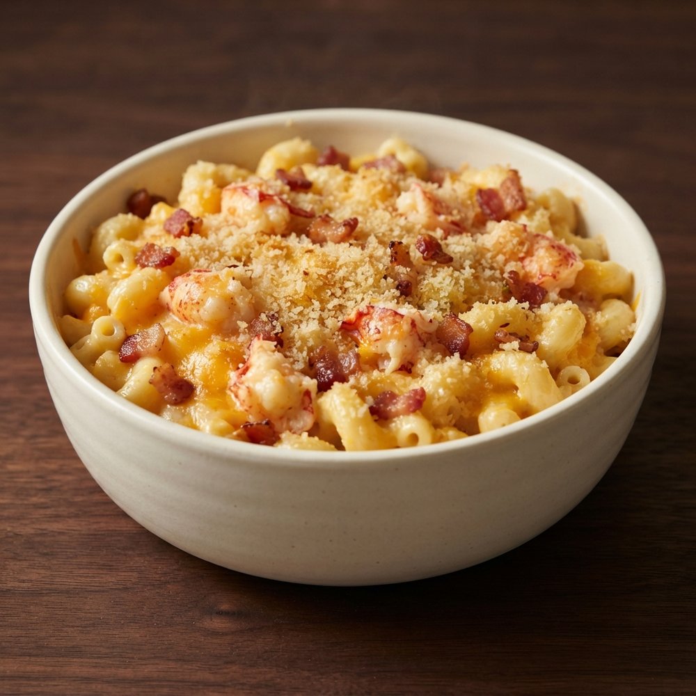 Lobster-Bacon Macaroni and Cheese