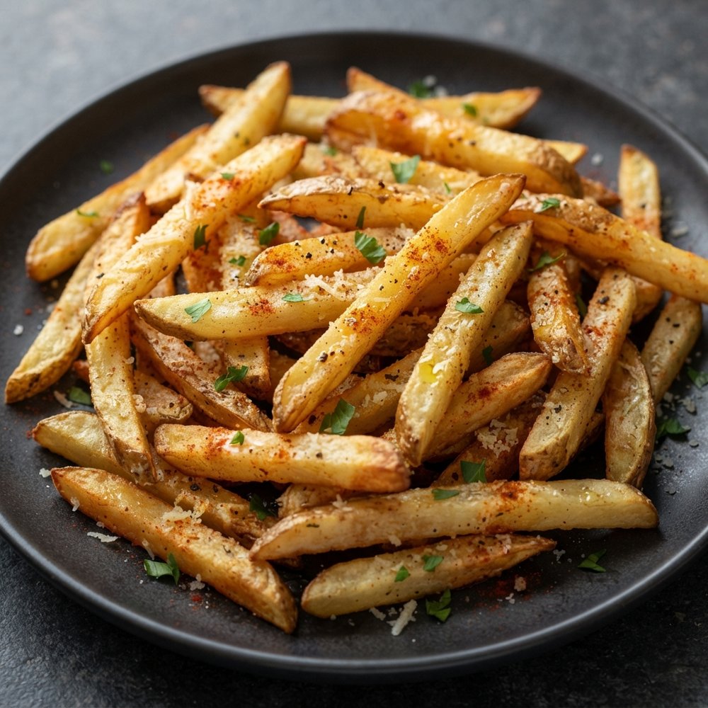 Crispy Truffle Parmesan Fries in the Air Fryer