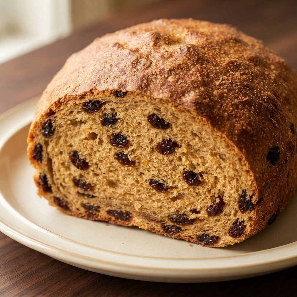 Persimmon Raisin Yeast Bread