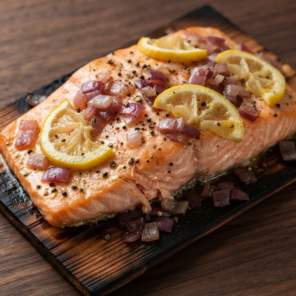 Canadian Cedar-Planked Salmon