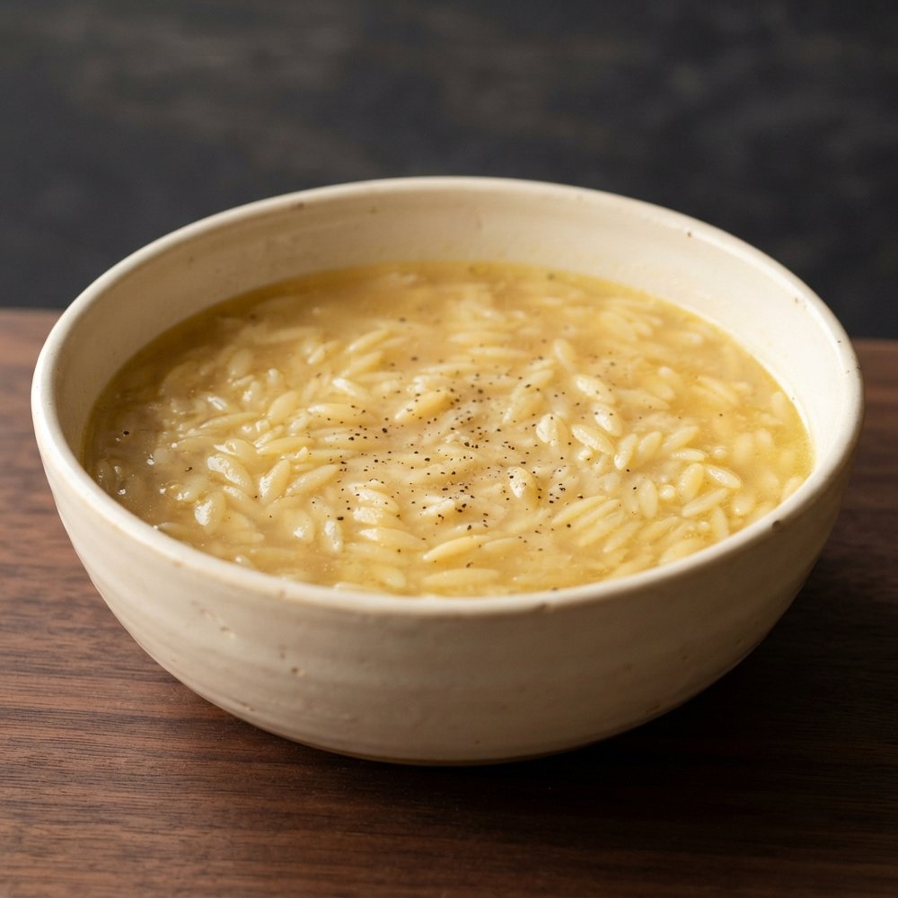 Bright Lemon Orzo Soup