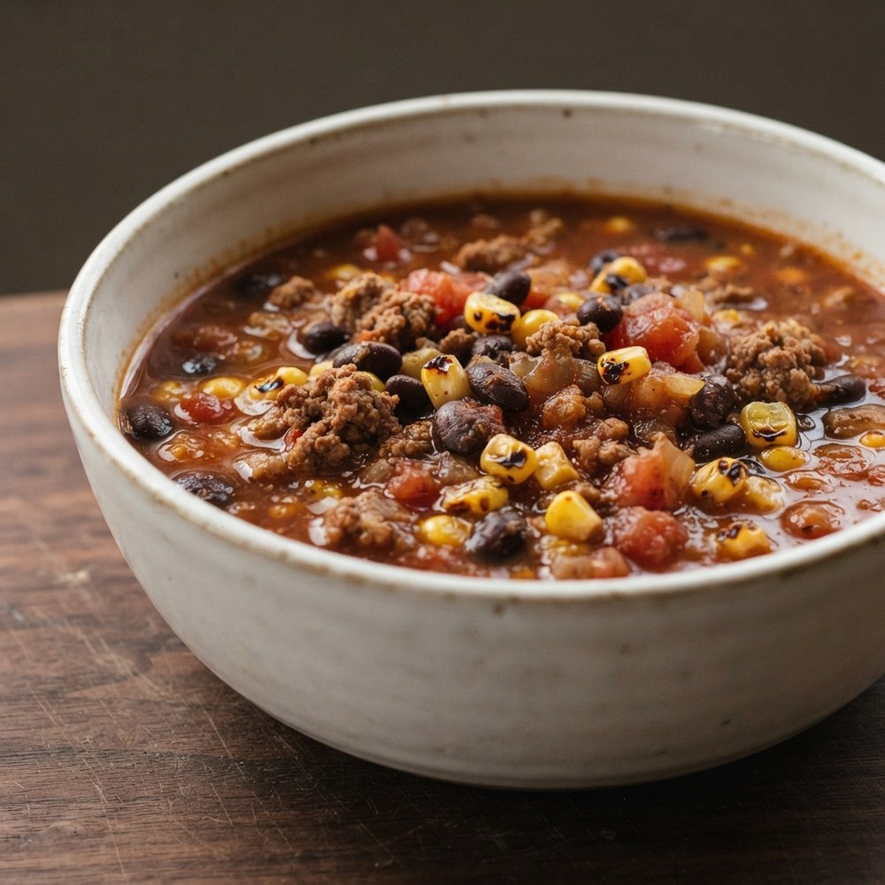 Five-Ingredient Beef Tortilla Soup