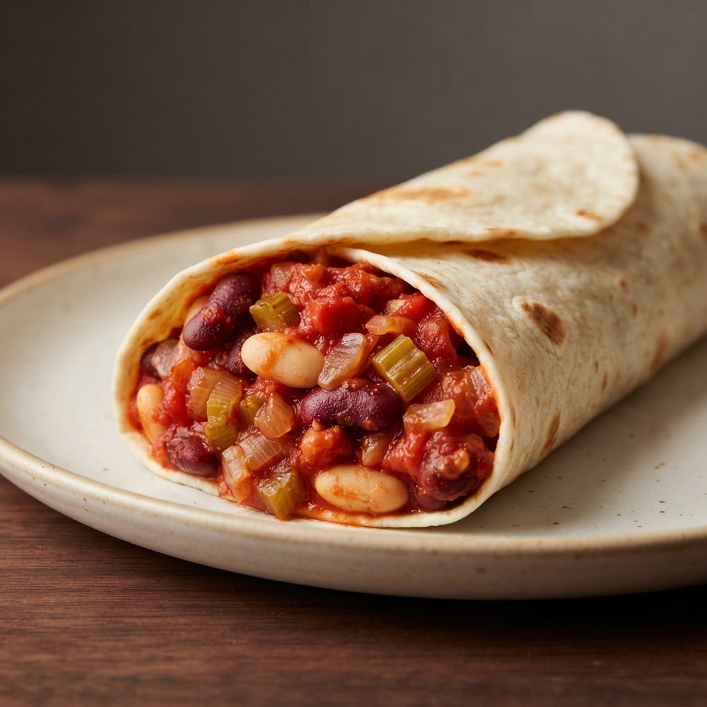 Hearty Bean-Packed Vegetarian Burritos