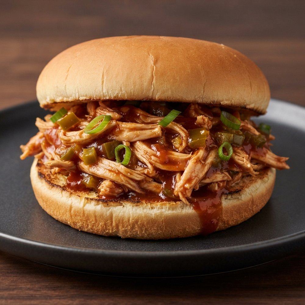 Pulled Chicken Sloppy Joes (aka Sloppy Chickens)