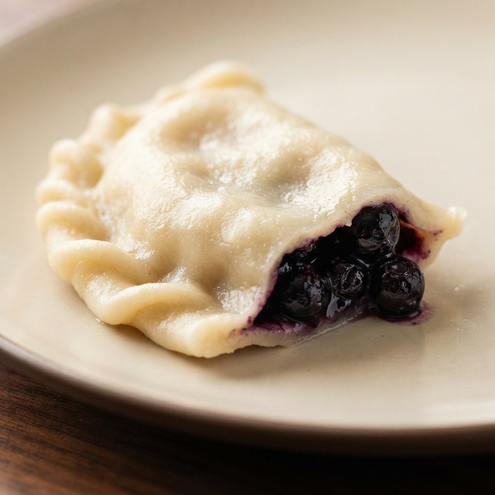 Blueberry-Filled Pierogi