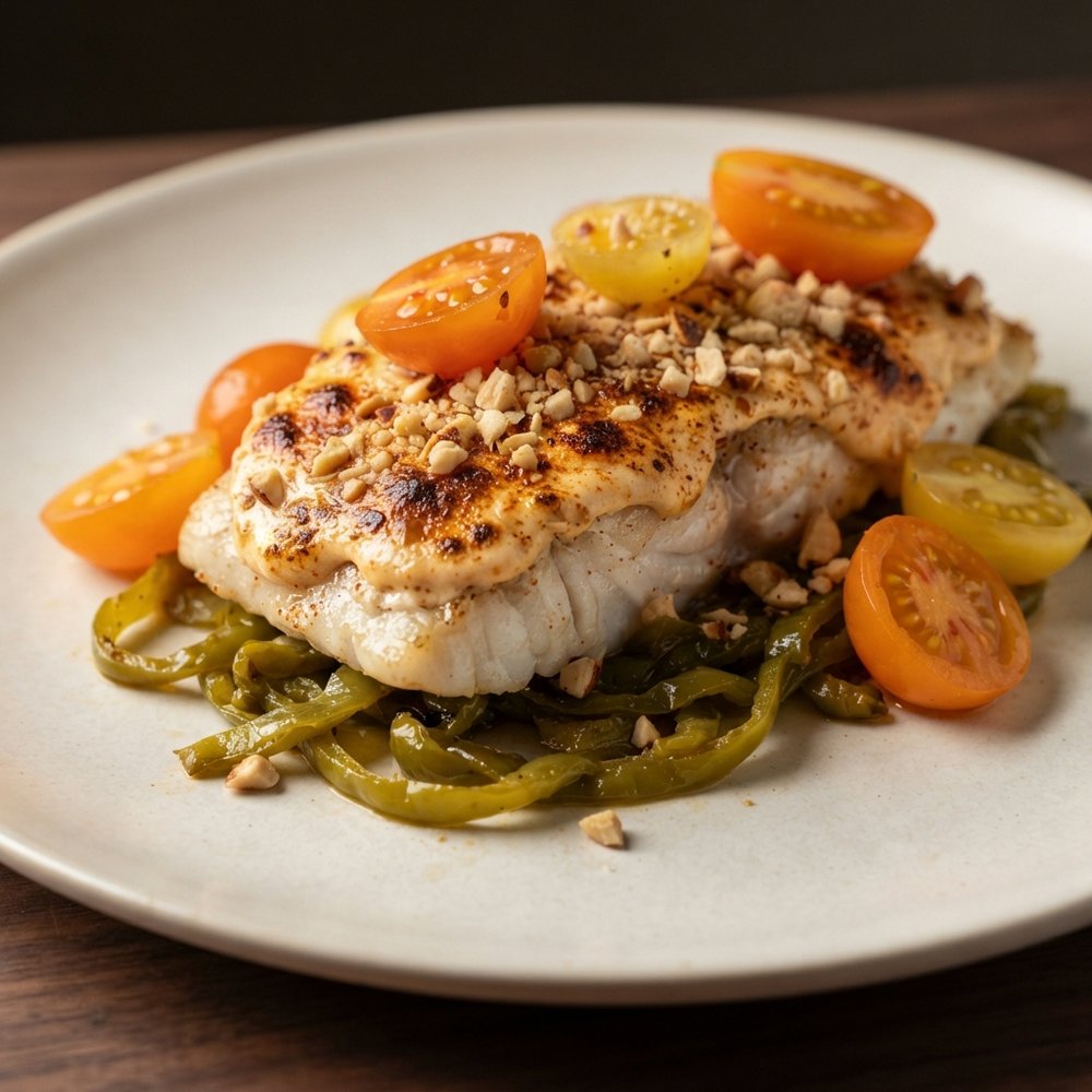 San Sebastián-Style Chilean Sea Bass