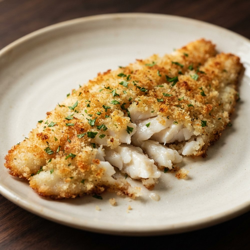 Panko-Crusted Tilapia Fillets