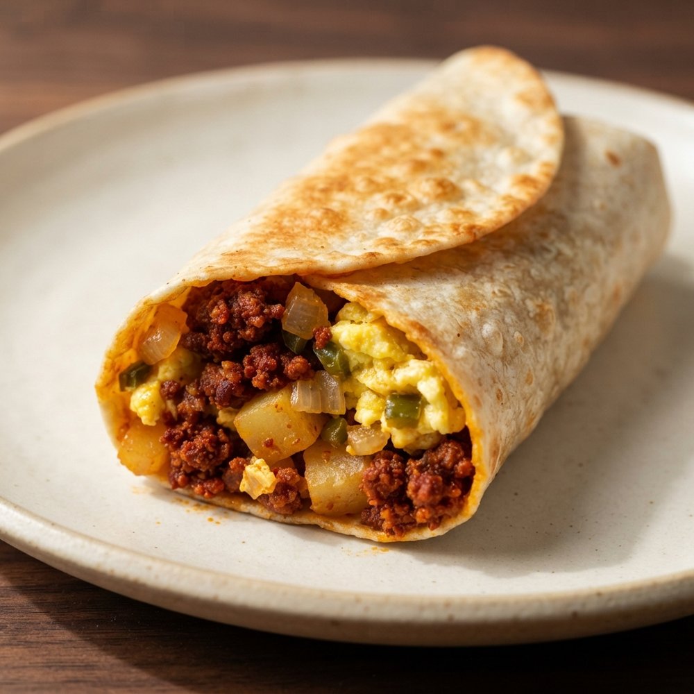 Air Fryer Mini Breakfast Burritos