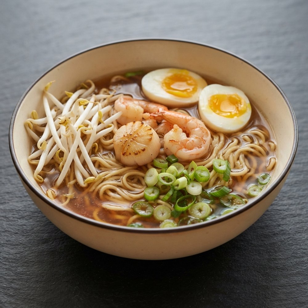 Seafood Ramen Noodle Bowl