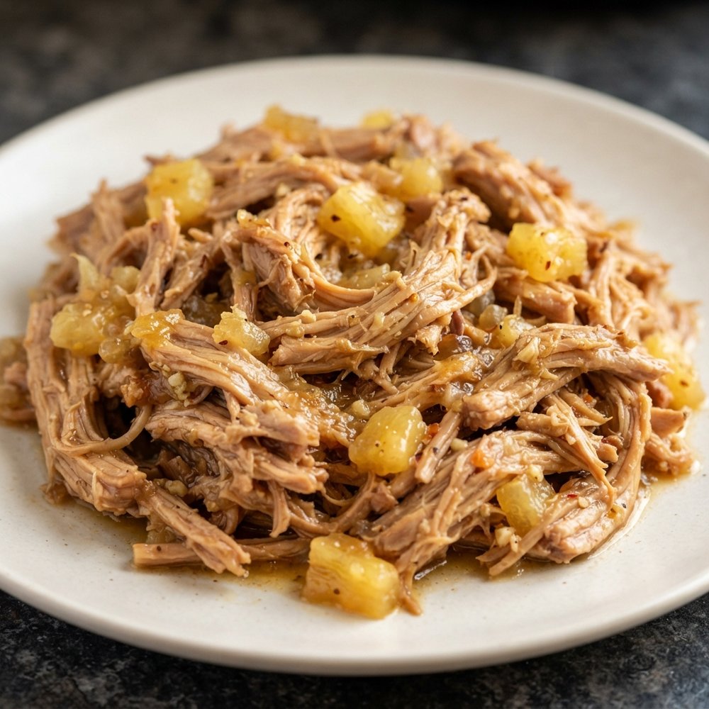 Crockpot Pineapple Pulled Pork