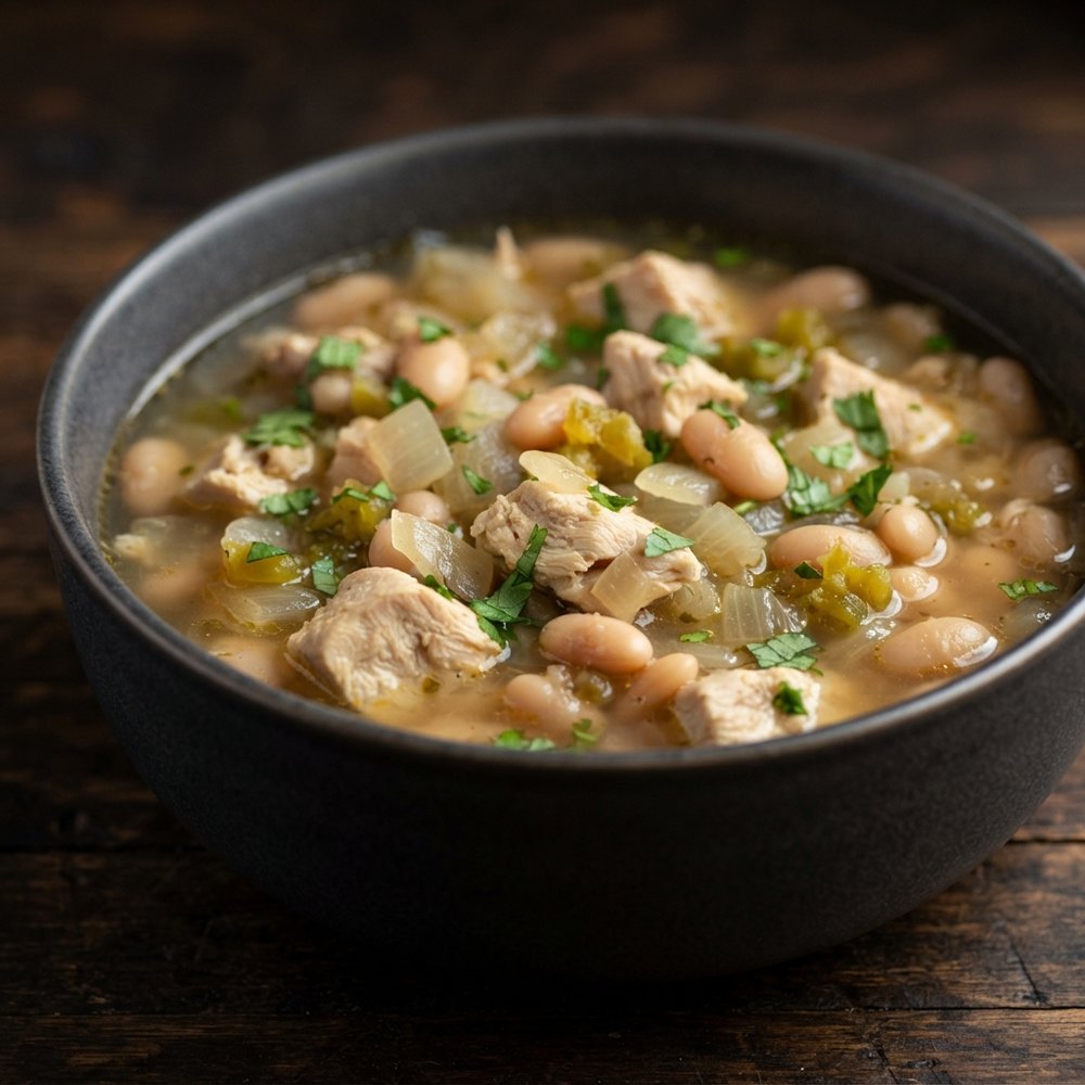 Simple Chicken and White Bean Soup