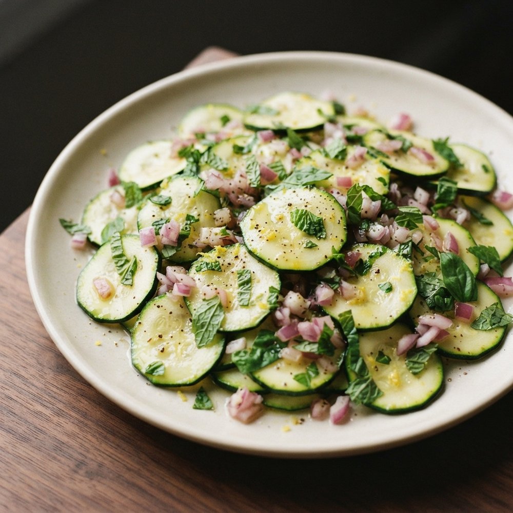 Herbed Zucchini Salad with Red Onion