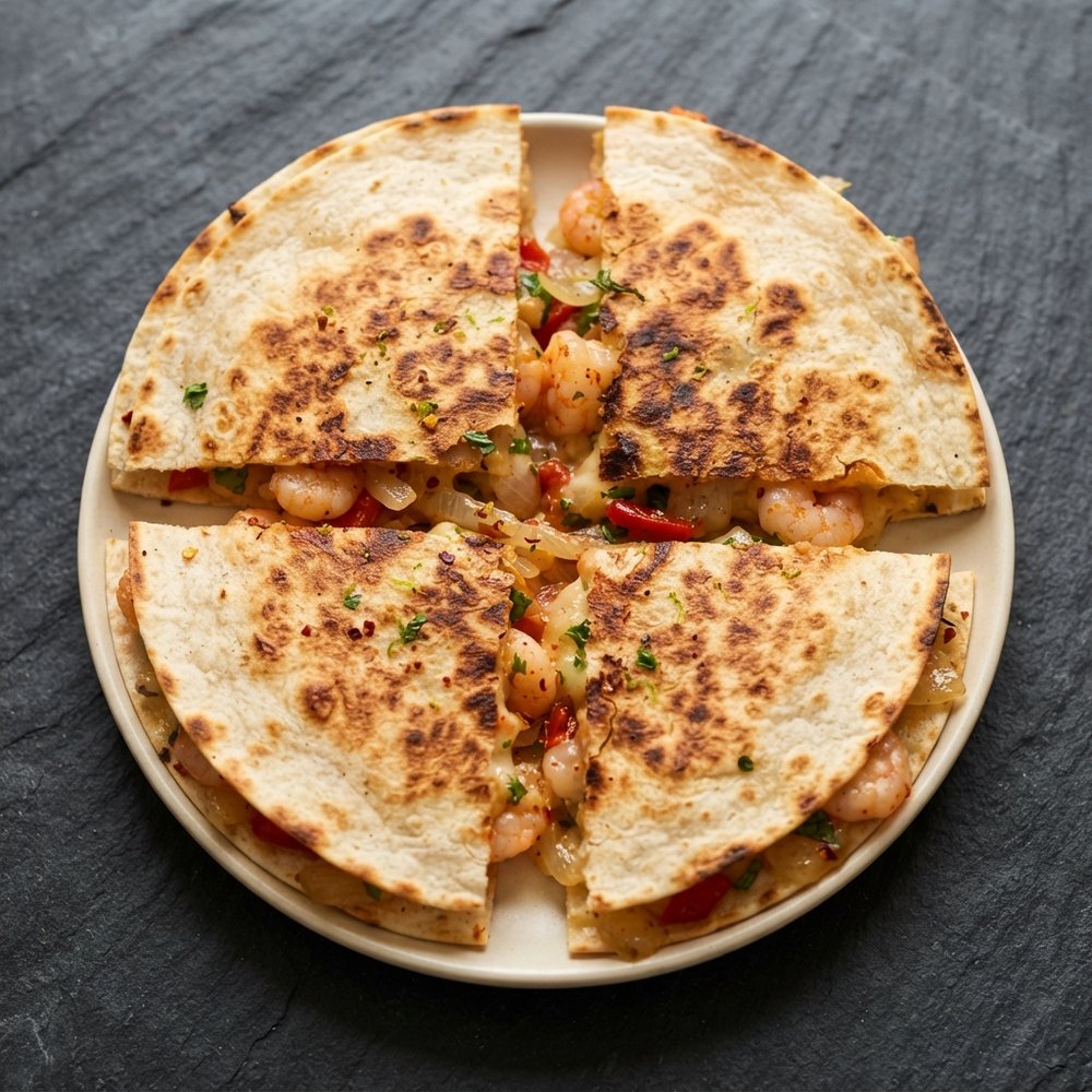 Cilantro-Lime Shrimp Quesadillas
