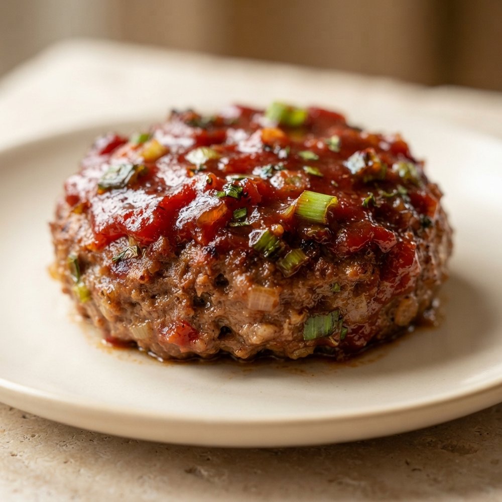 Skillet Mini Meatloaf Patties