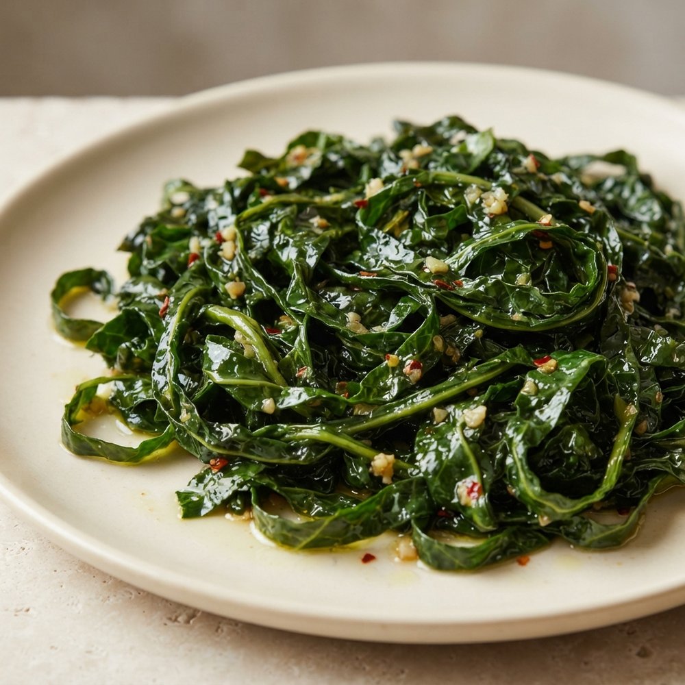 Garlic-Chile Lacinato Kale Sauté