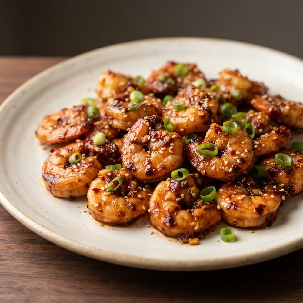 Korean-Style Sweet Heat Shrimp