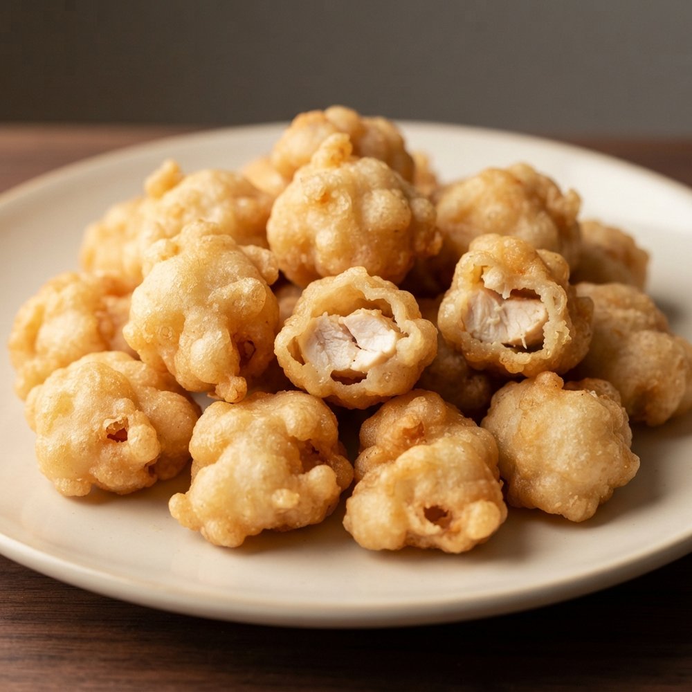Quick Chinese-Style Fried Chicken Balls