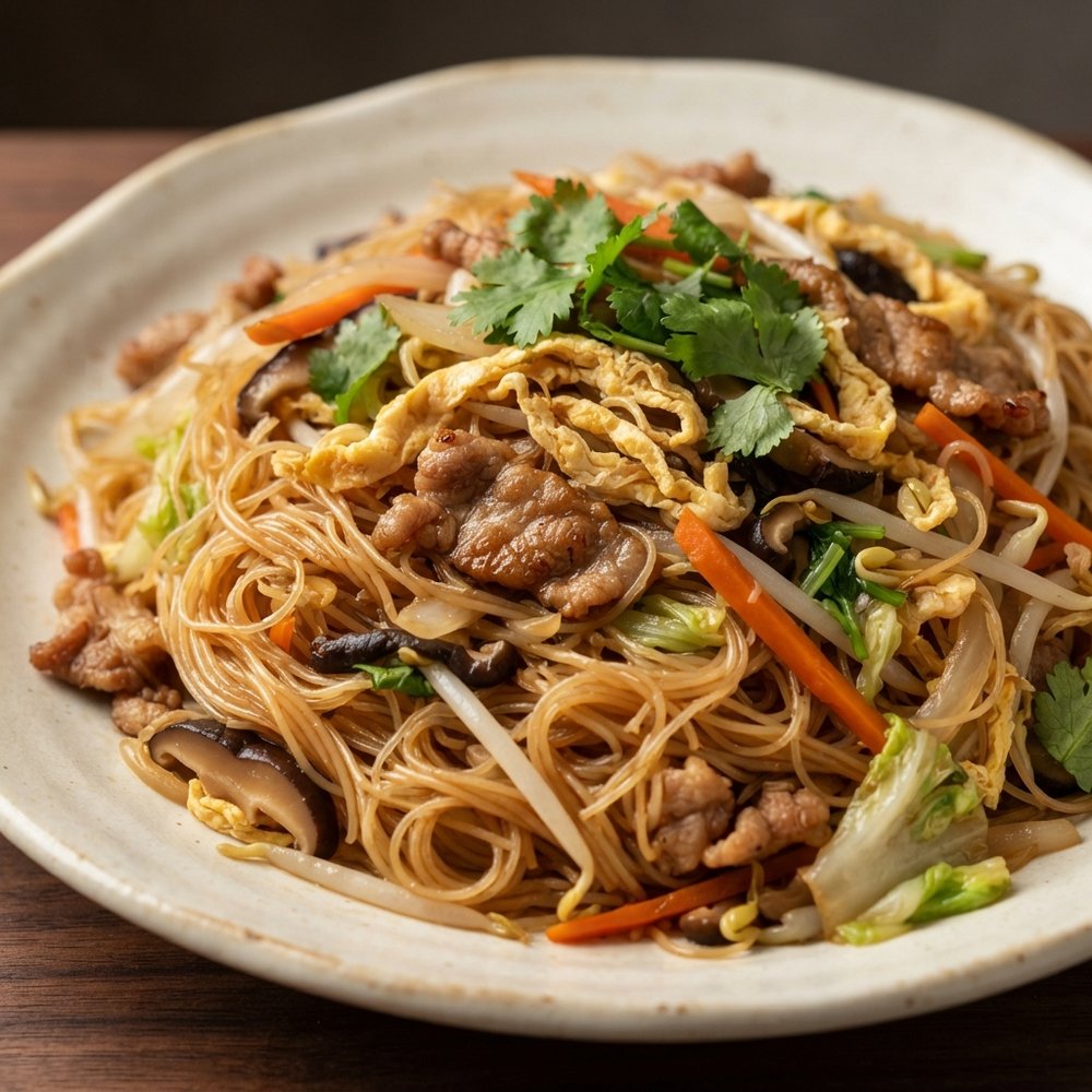 Taiwanese Stir-Fried Rice Vermicelli (Tsao Mi Fun)