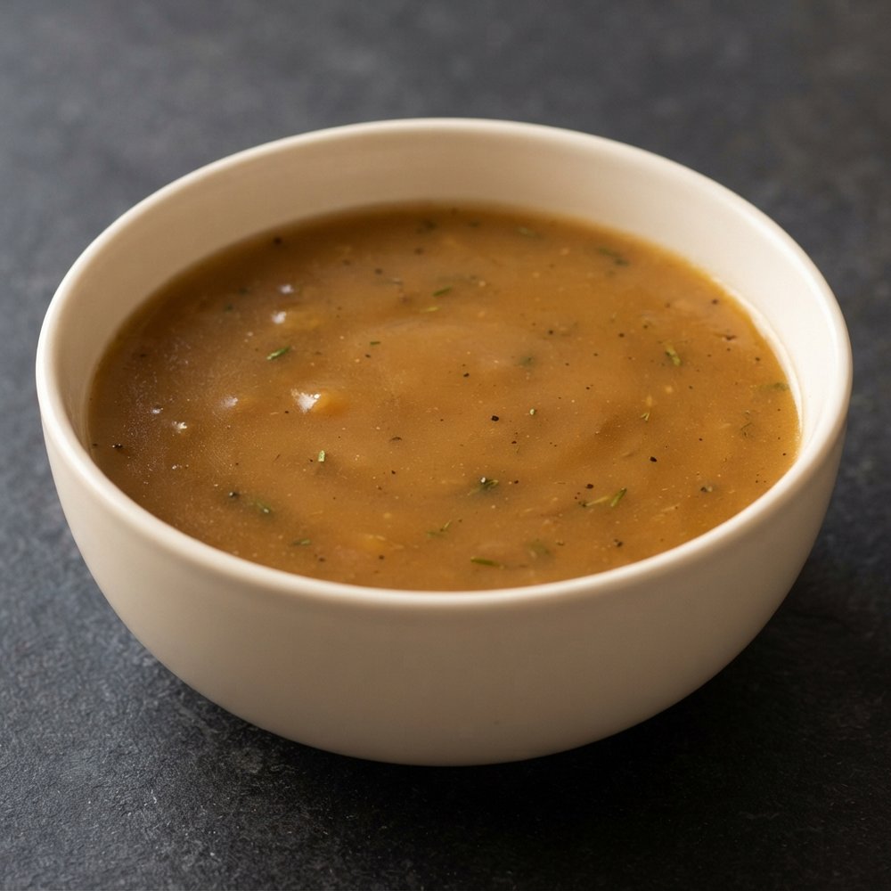 Turkey Gravy with White Wine and Rosemary