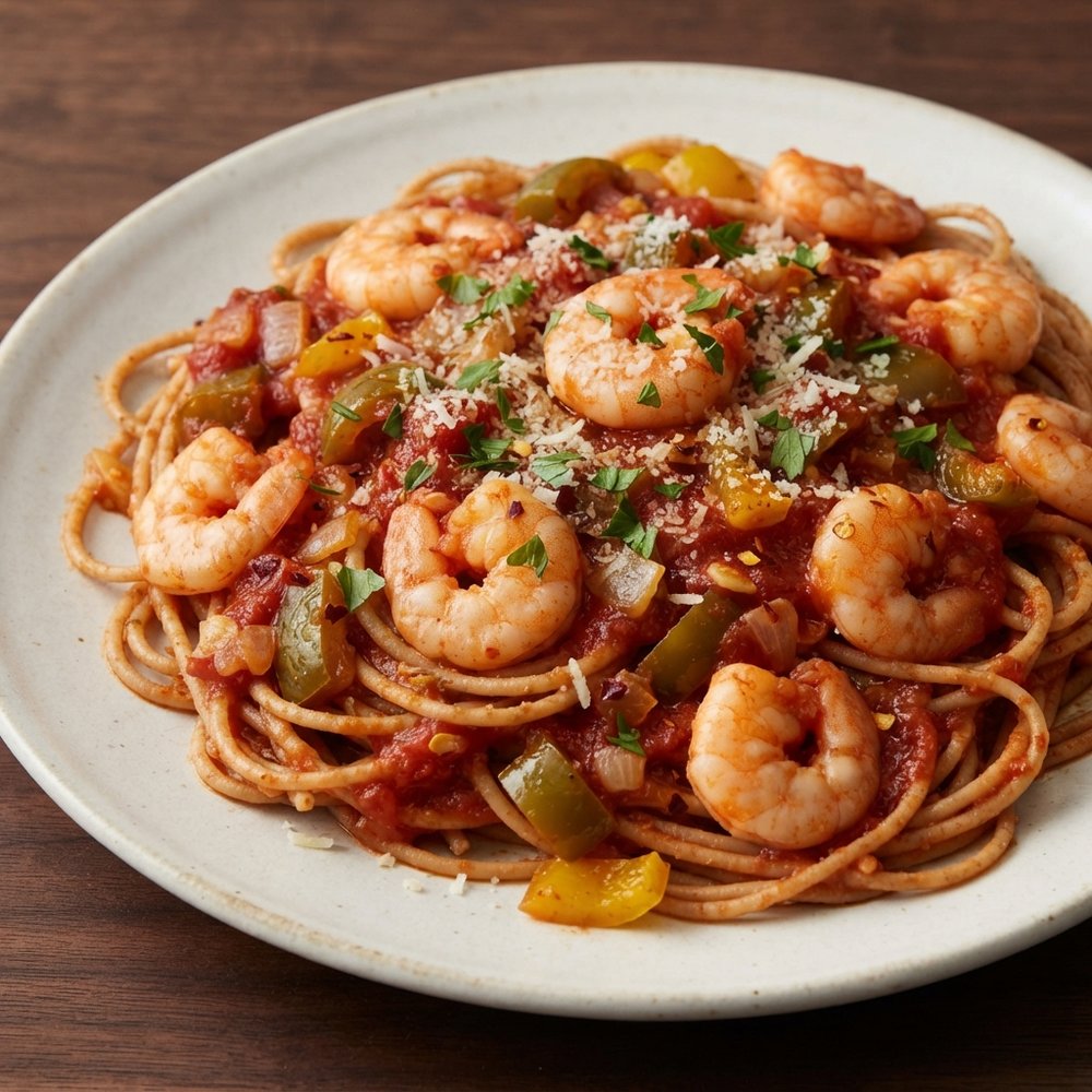 Shrimp Fra Diavolo Spaghetti