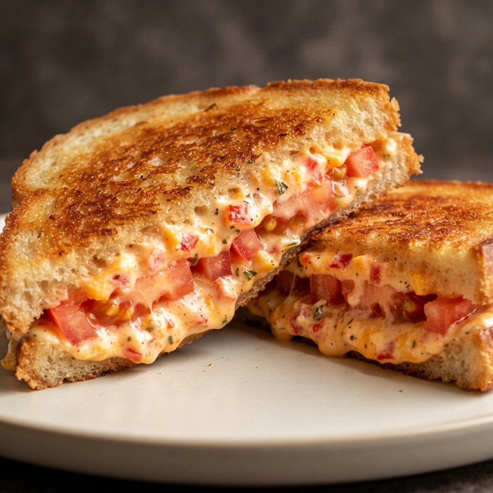 Air-Fried Pimento Cheese Melt with Tomato