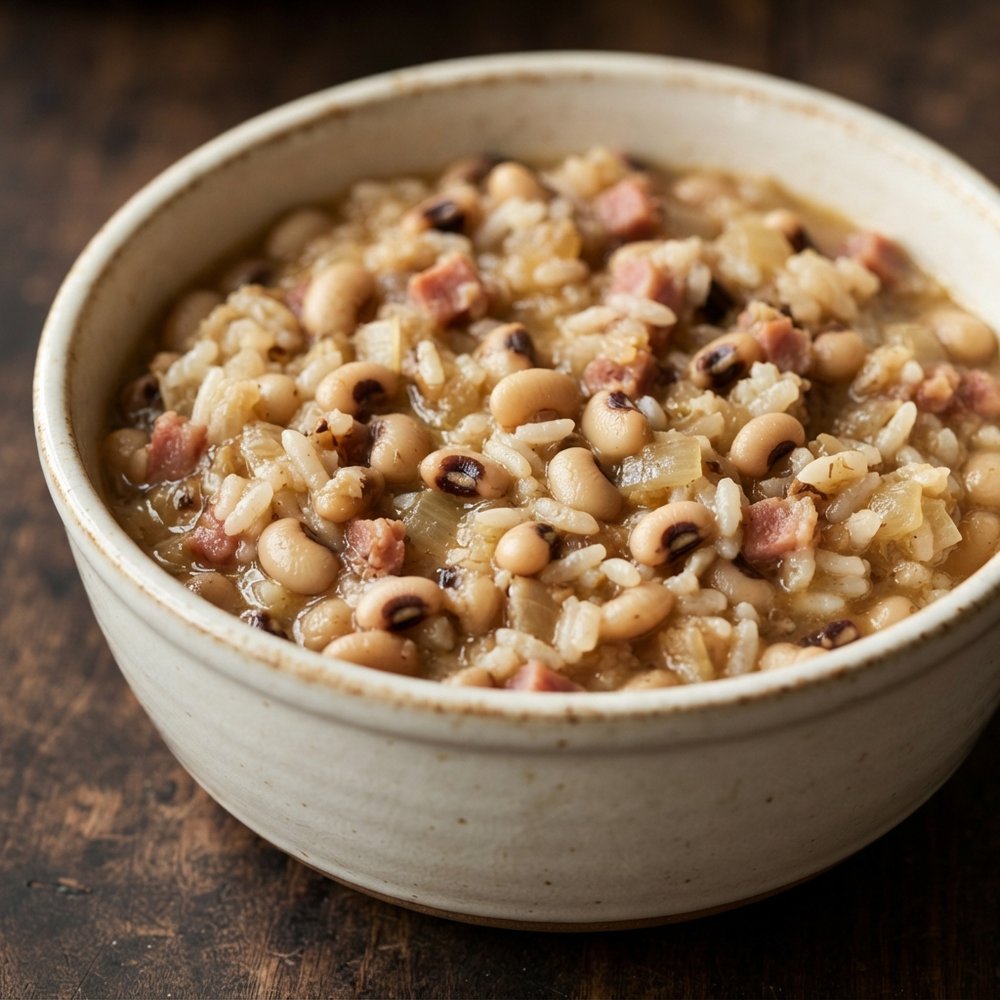 Black-Eyed Pea and Ham Casserole