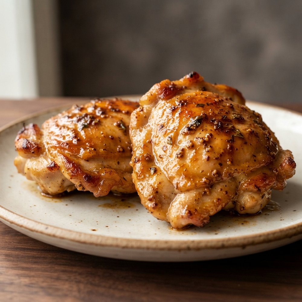 Honey-Dijon Chicken Thighs in the Air Fryer