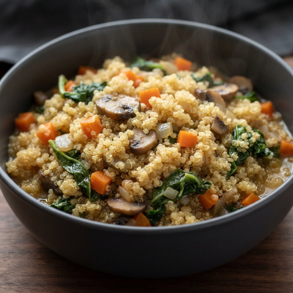 Hearty Vegetarian Quinoa Pilaf