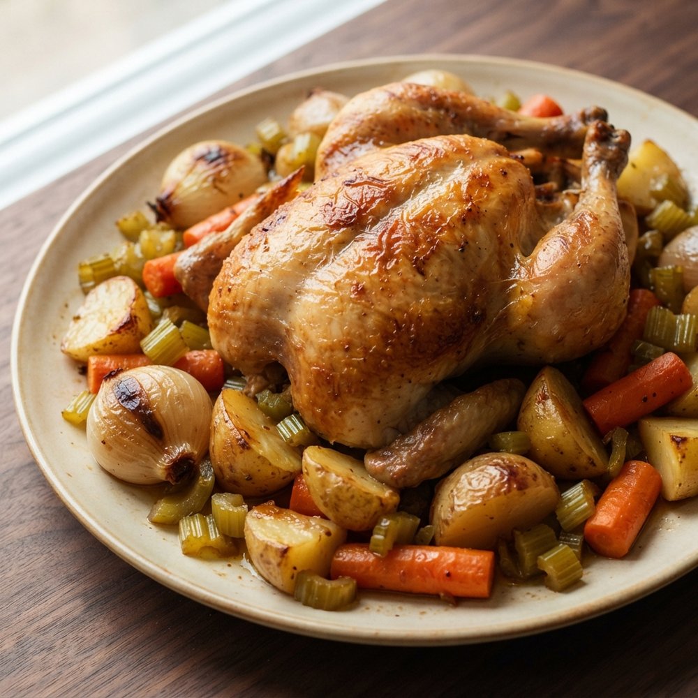 Oven-Roasted Chicken with Vegetables