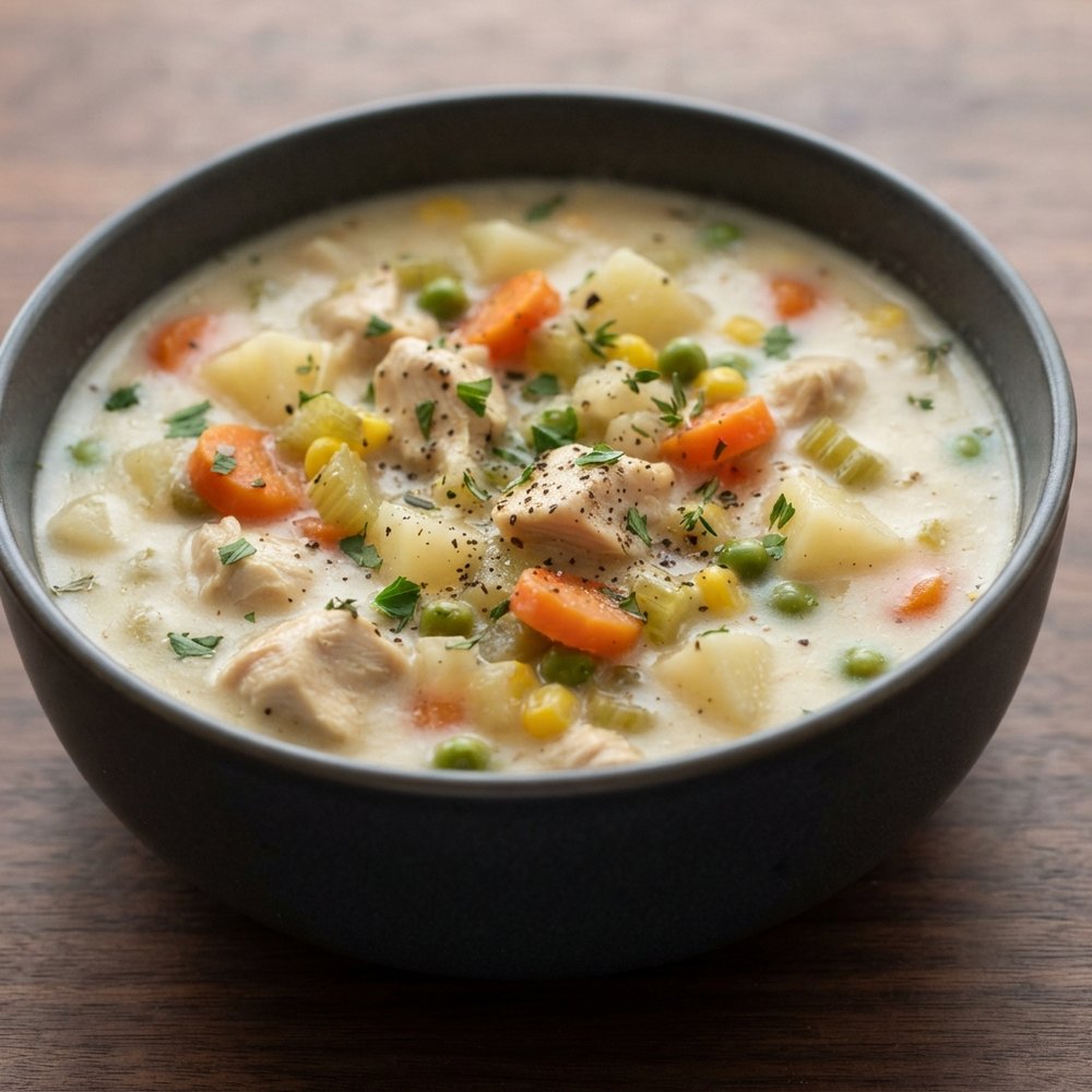 Creamy Chicken and Veggie Chowder
