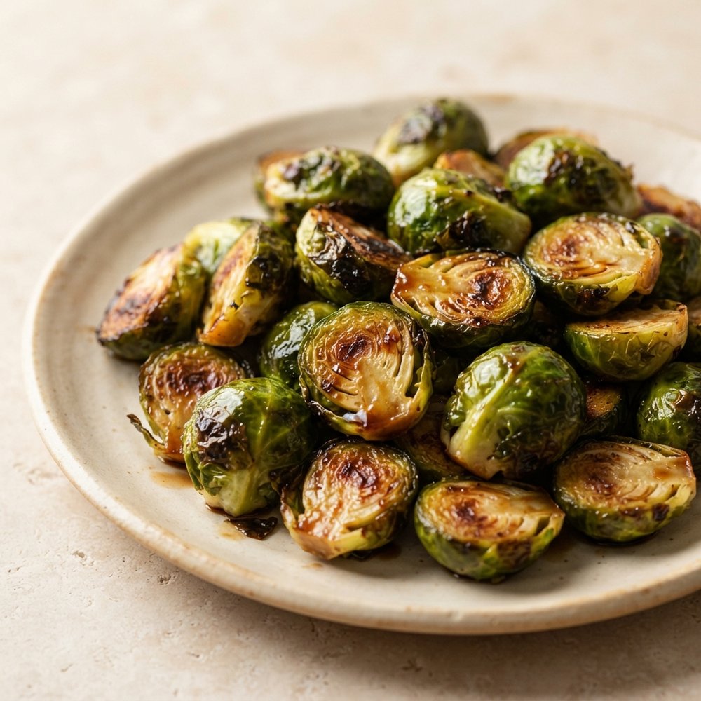 Balsamic-Honey Roasted Brussels Sprouts