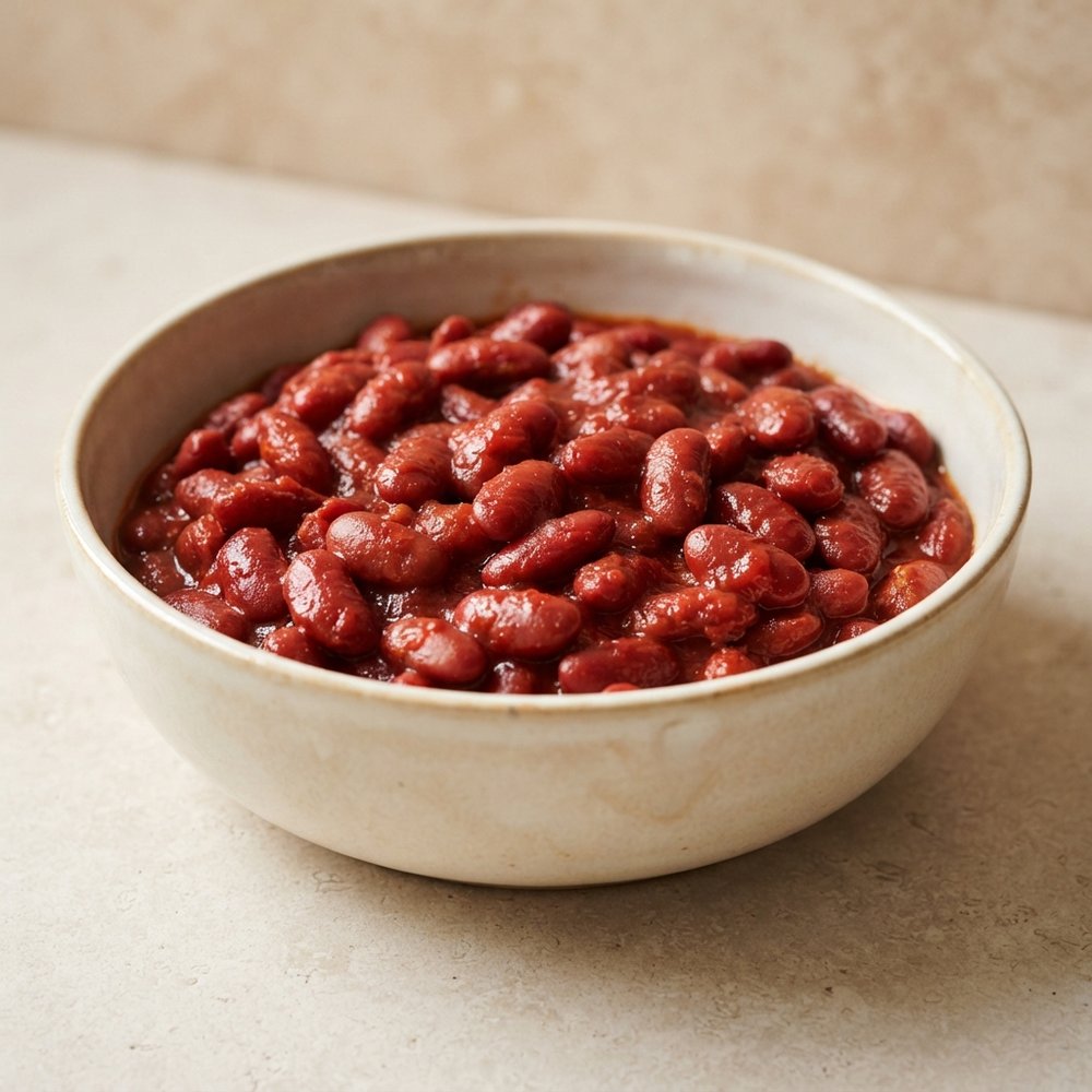 Tomato-Simmered Vegetarian Kidney Beans