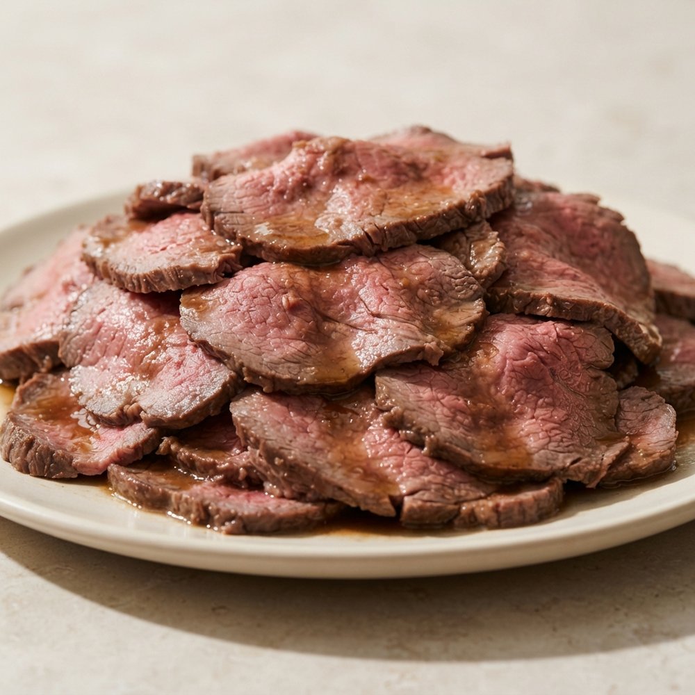 Slow-Roasted Beef Round for Ox Roast Sandwiches