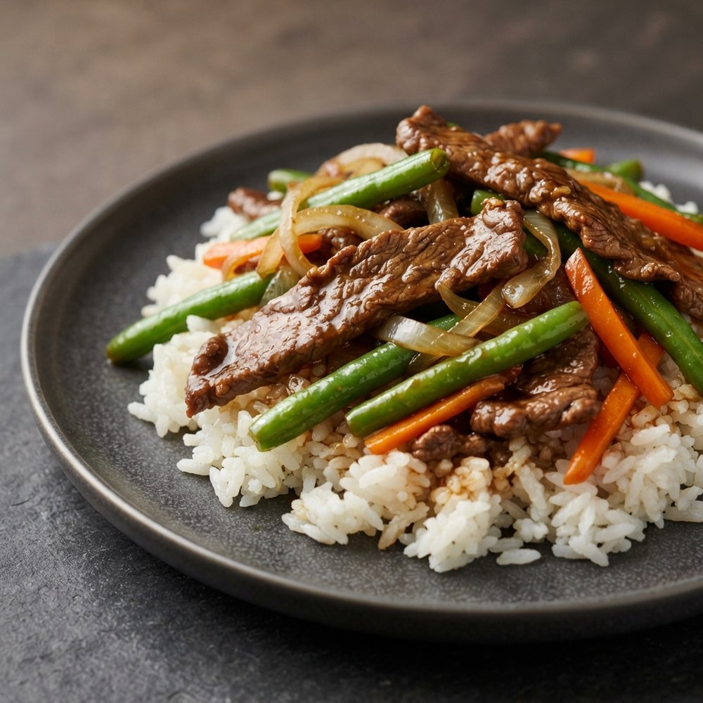 Stir-Fried Beef with Green Beans