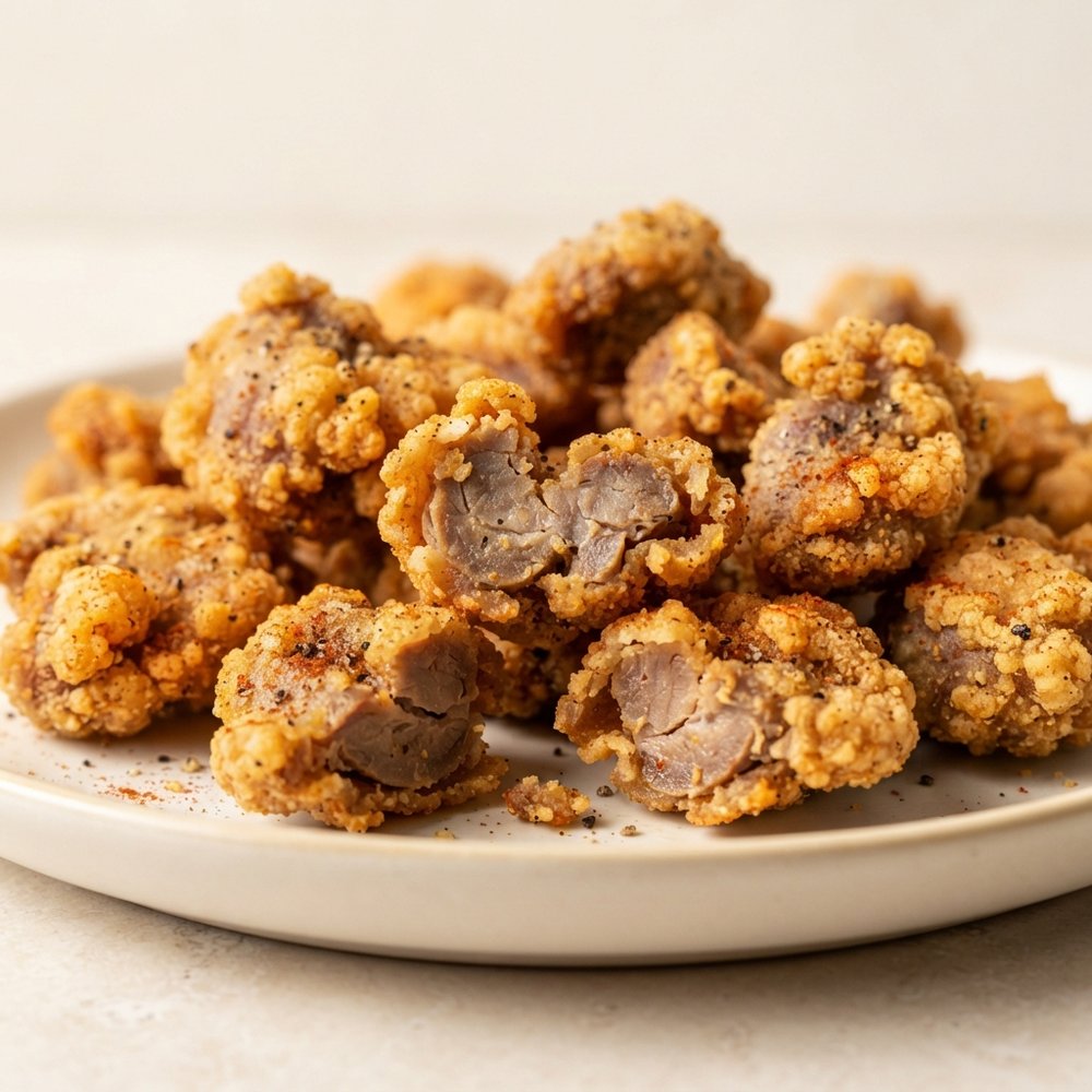 Crispy Air Fryer Popcorn Chicken Gizzards