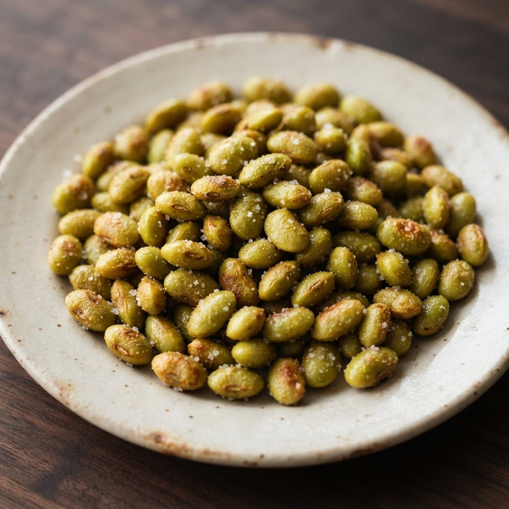 Crispy Roasted Edamame Bites