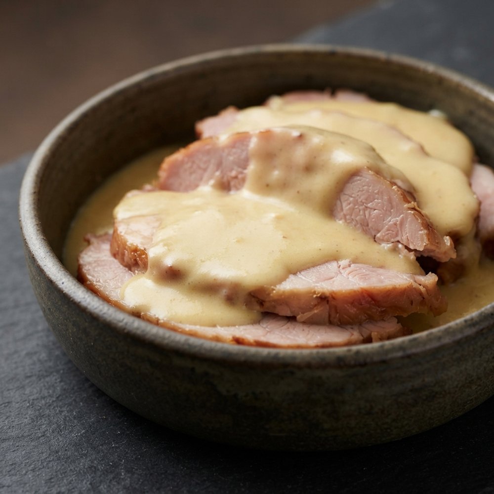 Tangy Mustard Cream Sauce for Ham