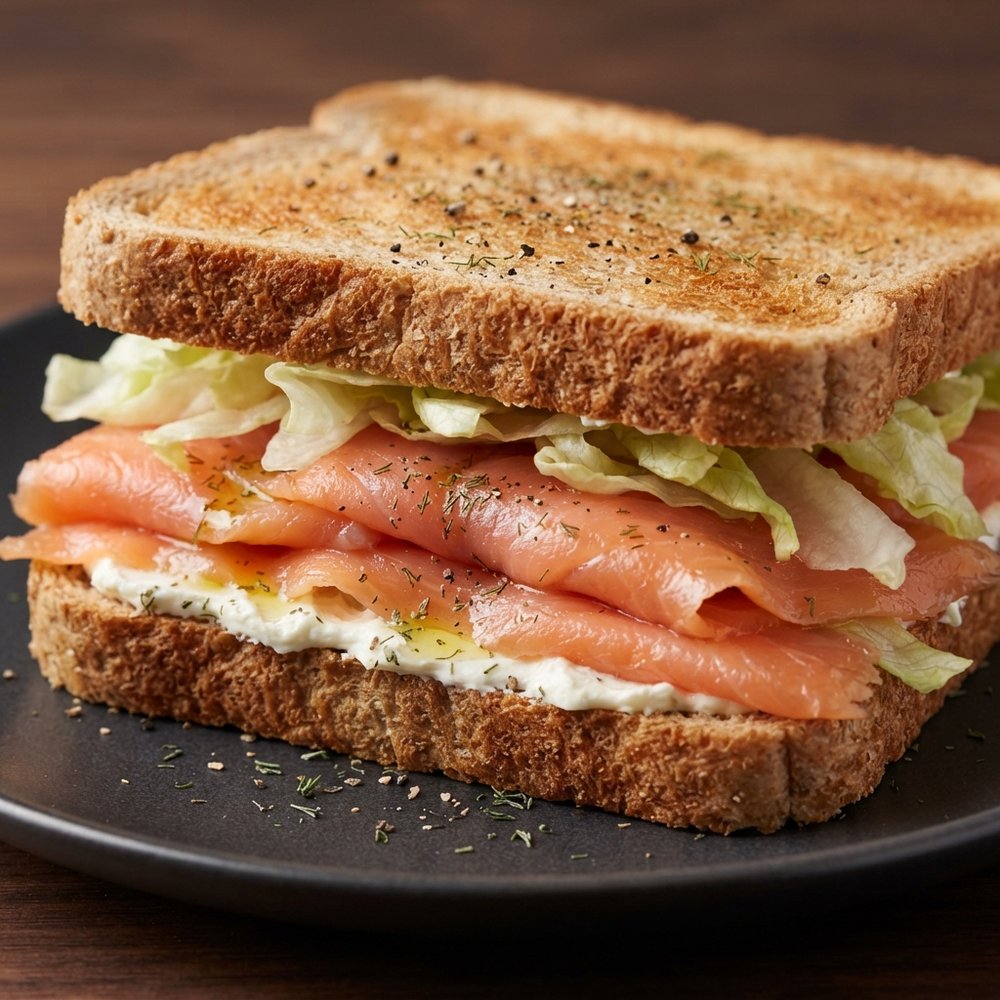 Smoked Salmon Sandwich