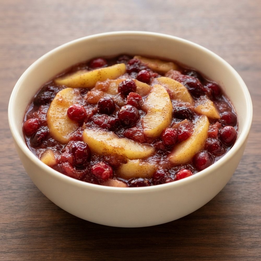 Cinnamon Apple Cranberry Compote
