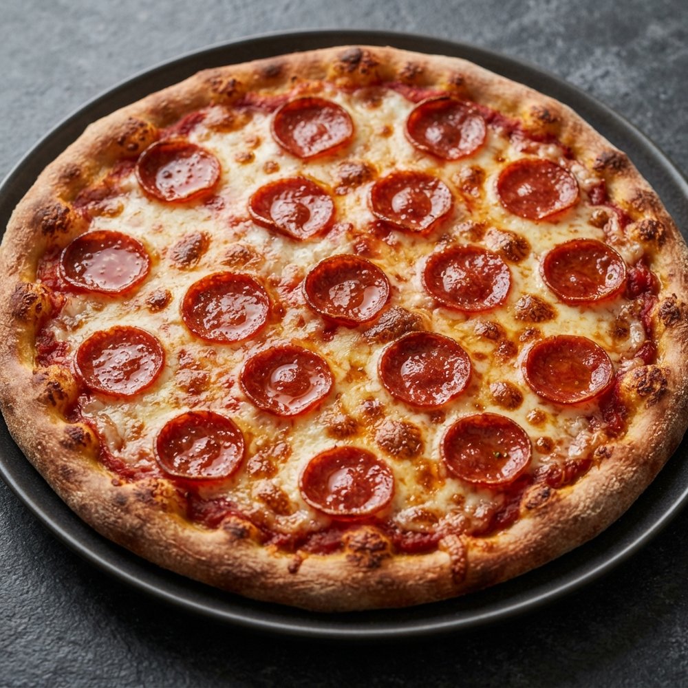 From-Scratch Pepperoni Pizza