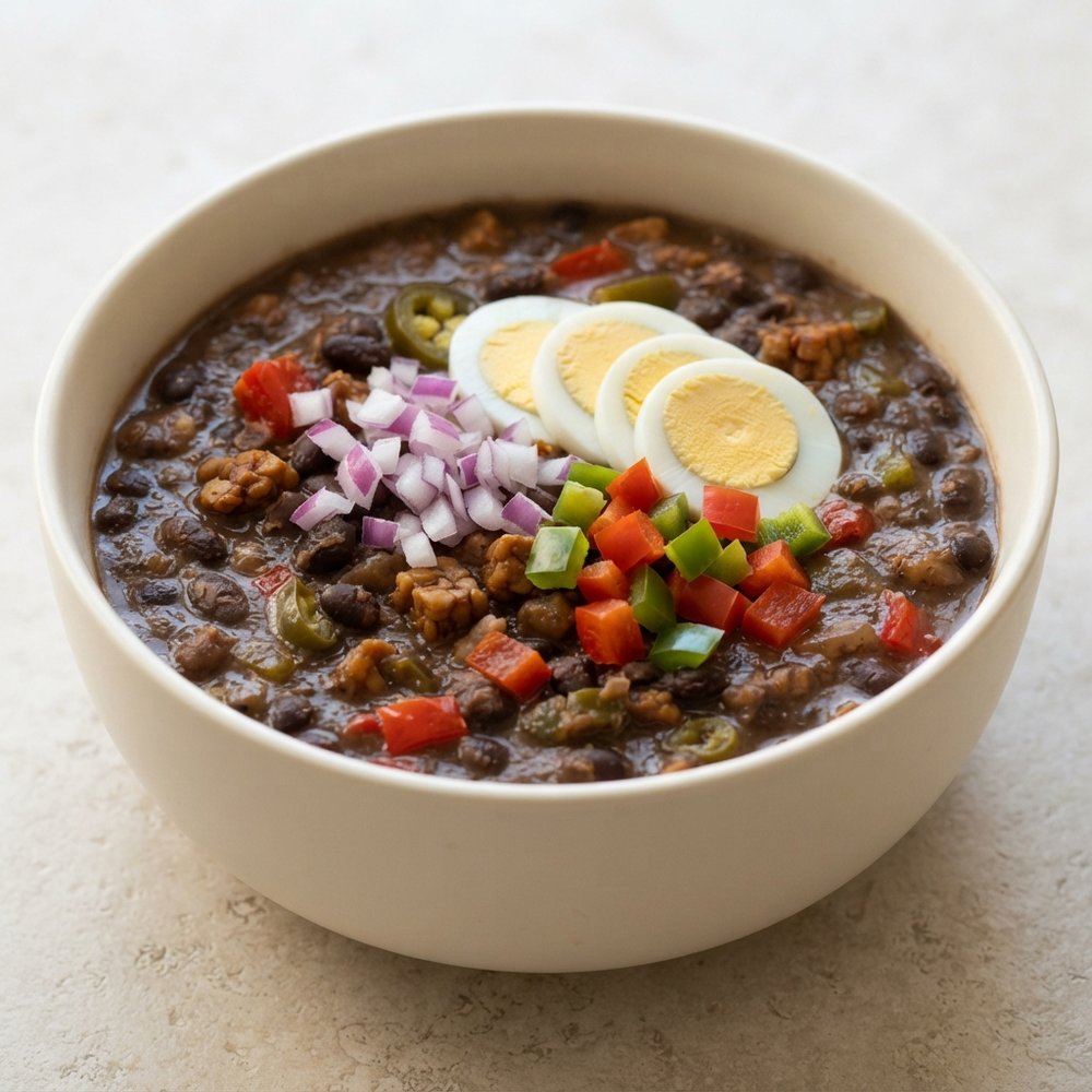 Smoky Cuban-Style Vegetarian Black Bean Soup