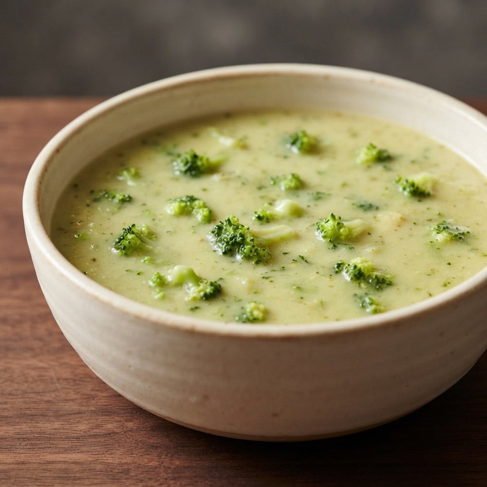 Low-Fat, Full-Flavor Cream of Broccoli Soup