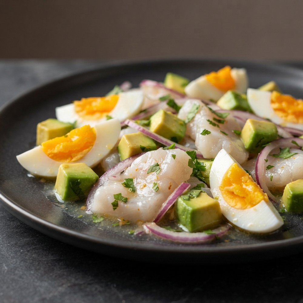Bright Citrus Sea Bass Ceviche