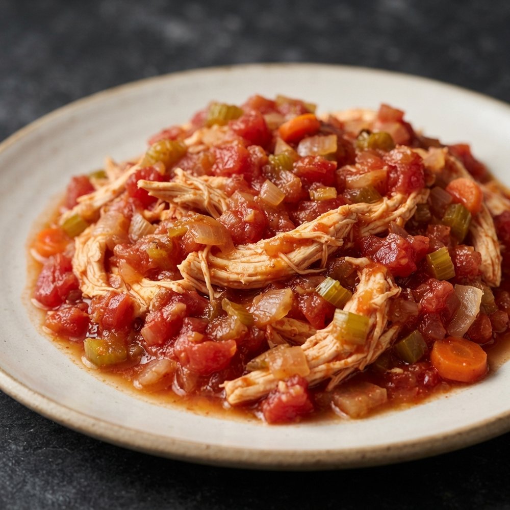 Slow Cooker Salsa Chicken