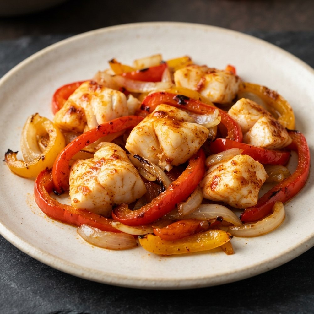 Sheet Pan Mahi Mahi Fajitas