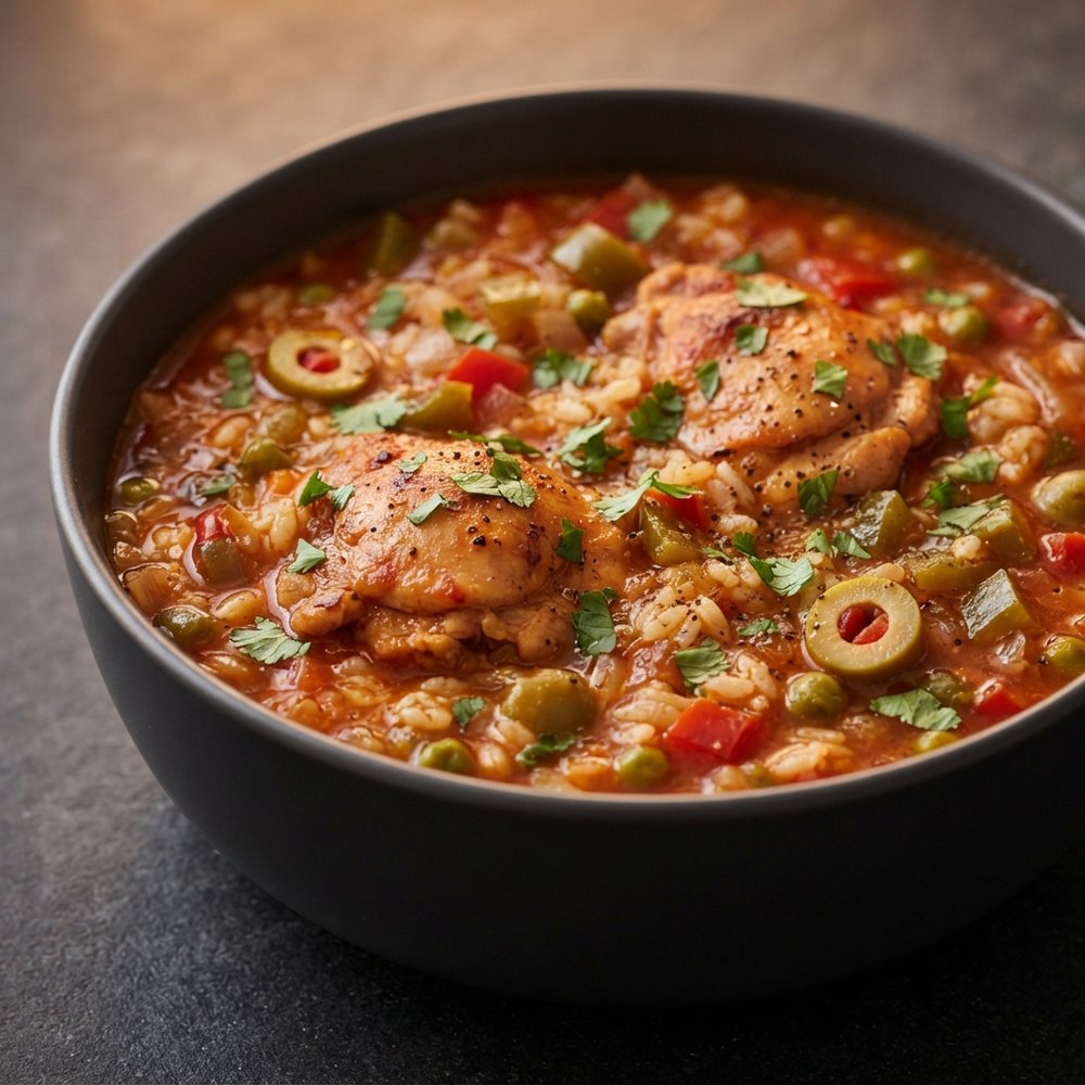Puerto Rican Chicken Asopao (Rice Stew)